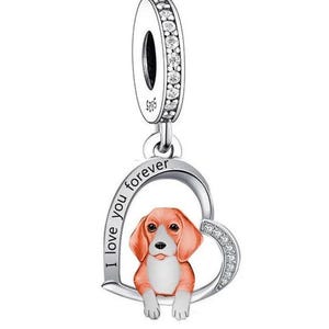 Collana Con Ciondolo Cane In Acciaio Inox - Cuore, Battito E Zampa - Per Amare Il Tuo Peloso Come Lui Ama Te