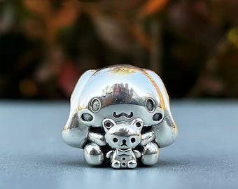 Kitty & Kitty Friends Serie Charm for European Style Bracelet, S925 Sterling Silver , Anime Characters Carms