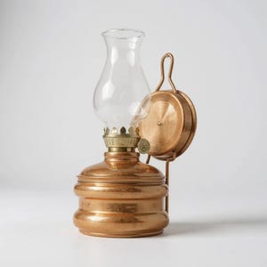Handgefertigte Kupfer Öl Lampe: Antiker Stil Paraffin Laterne