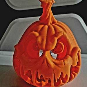 Halloween Pumpkin Candle Holder