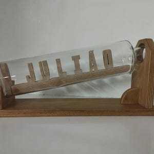 Personalized Bottles with Wooden Names