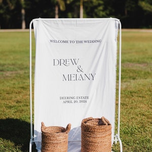 Wedding Welcome Sign