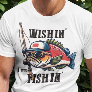 Fishing Graphic Tee: Relaxing Fisherman Unisex T-Shirt