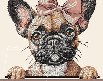 Französische Bulldogge Stickdatei, Französische Bulldogge Stickdatei, Französische Bulldogge Stickdatei, Französische Bulldogge Maschinenstickerei, Frenchie Mom Stickerei