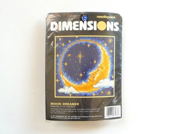 Dimensions "Moon Dreamer" Needlepoint Kit 5" x 5" NEW