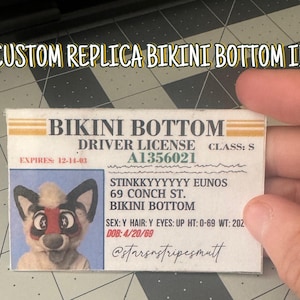 AANGEPASTE identiteitsbadges van fursona-bikinibroekje (OPEN)