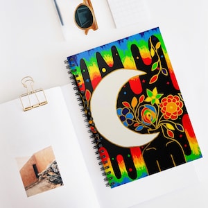 Cuaderno infantil Luna arcoíris