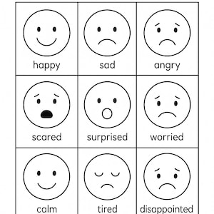 Color My Feelings – Printable Emotions Coloring Pages for Kids | SEL Check-In | Emotional Awareness | Therapist & Classroom Tool