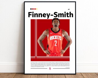 Finney-Smith Poster | Houston Rockets | Rockets Poster | NBA Poster | Basketball Poster | Basketball Wall Art | Boys Decor | Sports | NBA
