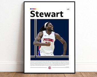 Isaiah Stewart Poster | Detroit Pistons | Pistons Poster | NBA Poster | Basketball Poster | Basketball Wall Art | Boys Decor | Sports | NBA