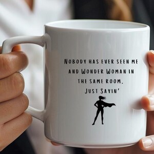 Wonder Woman Ceramic Mug: Caffeinated Mornings image 1