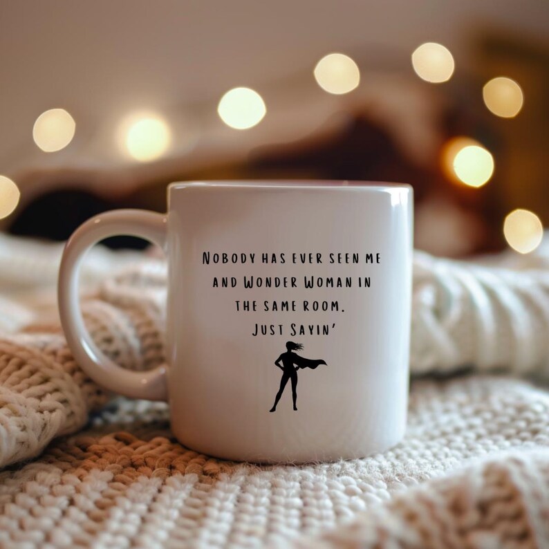 Wonder Woman Ceramic Mug: Caffeinated Mornings image 4