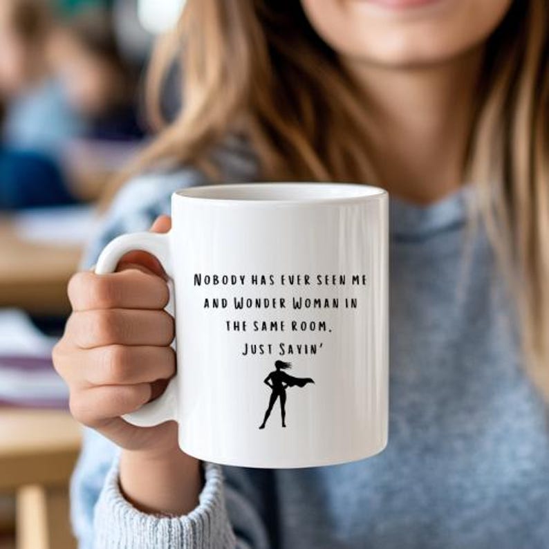 Wonder Woman Ceramic Mug: Caffeinated Mornings image 8