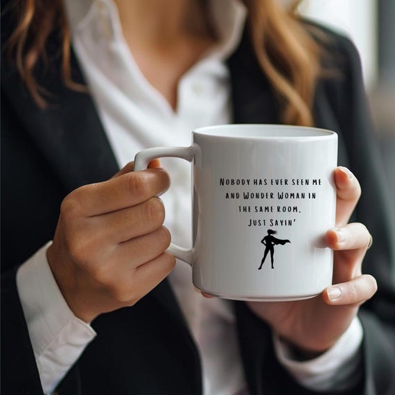 Wonder Woman Ceramic Mug: Caffeinated Mornings