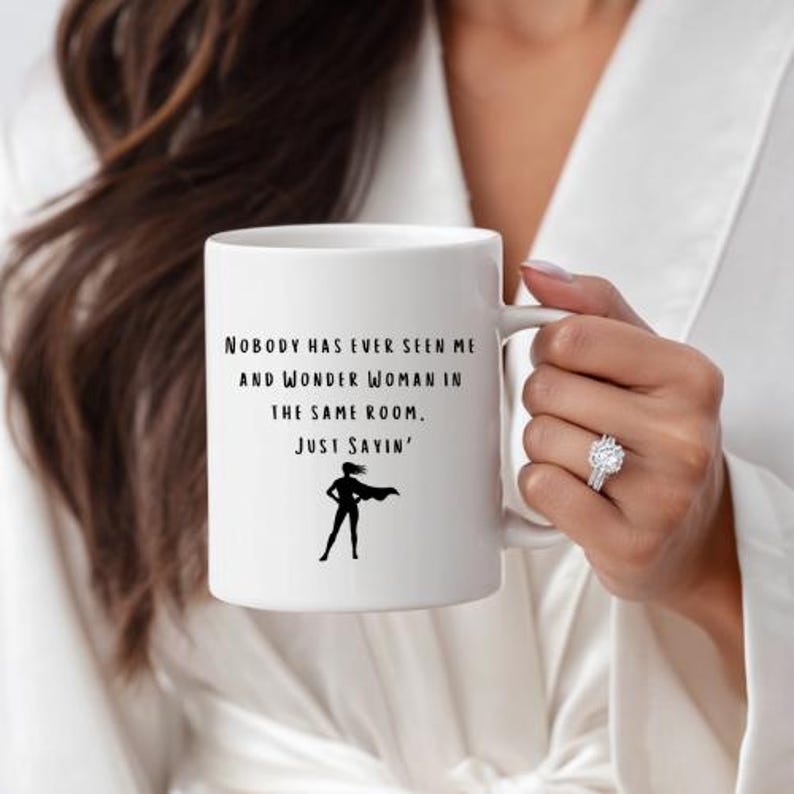 Wonder Woman Ceramic Mug: Caffeinated Mornings image 6