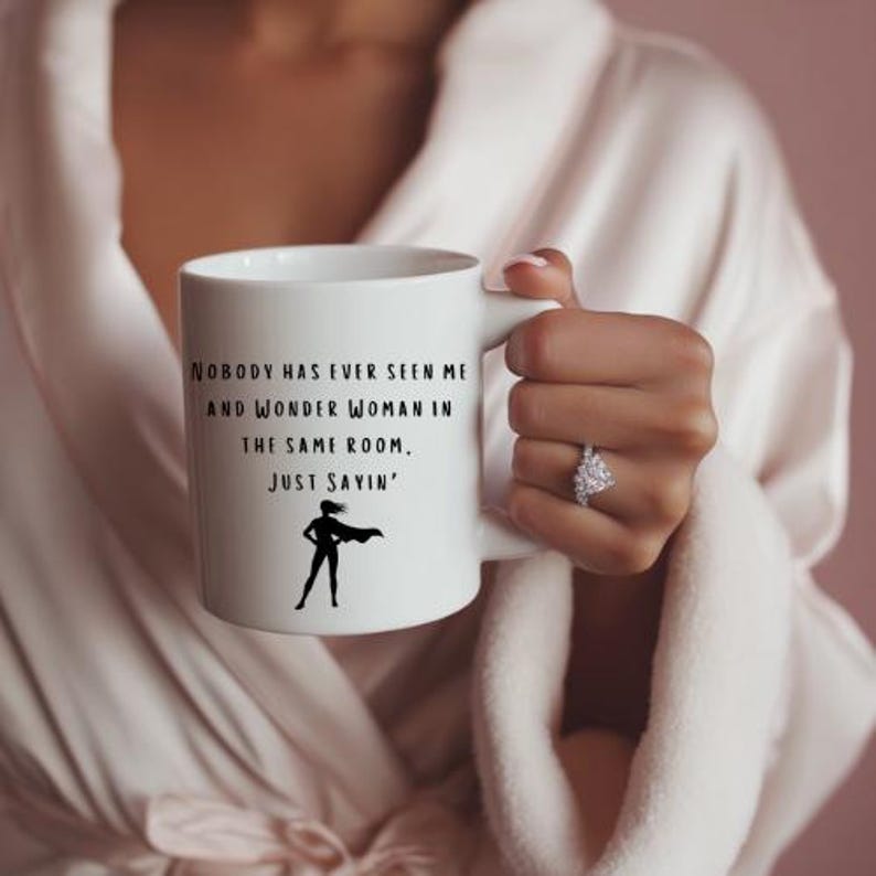 Wonder Woman Ceramic Mug: Caffeinated Mornings image 5