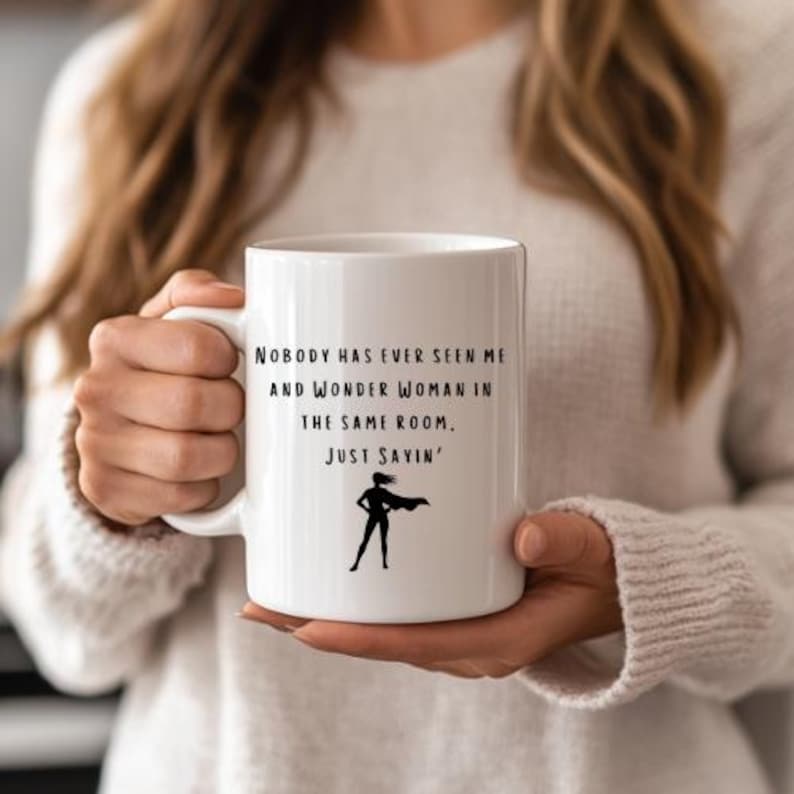 Wonder Woman Ceramic Mug: Caffeinated Mornings image 7