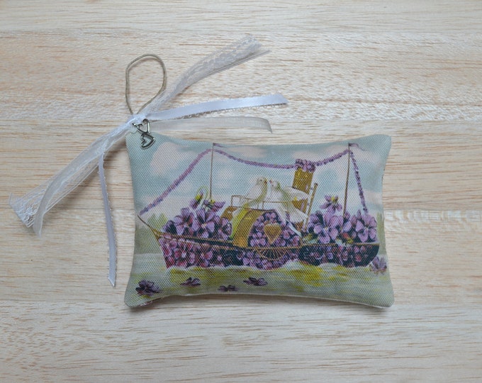 Wedding Bridal Lavender Boat Sachet