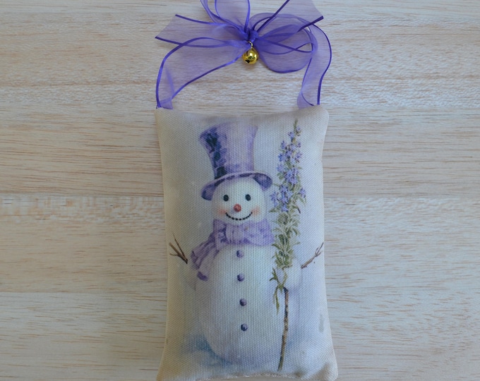 Lavender Snowman Sachet