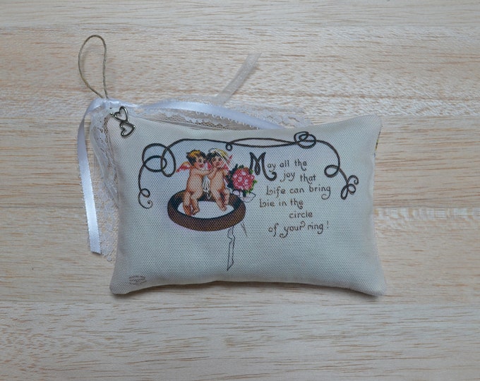 Wedding Bridal Cherub Lavender Sachet