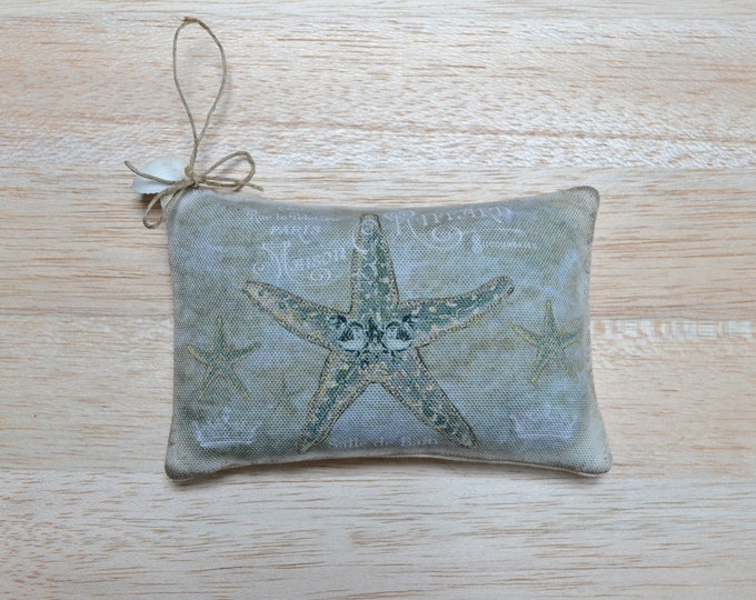 Blue Starfish Lavender Sachet