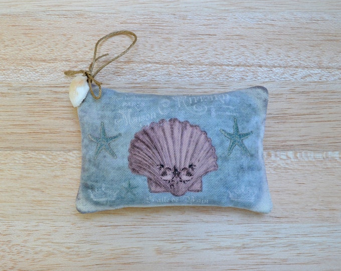 Coral Shell Lavender Sachet