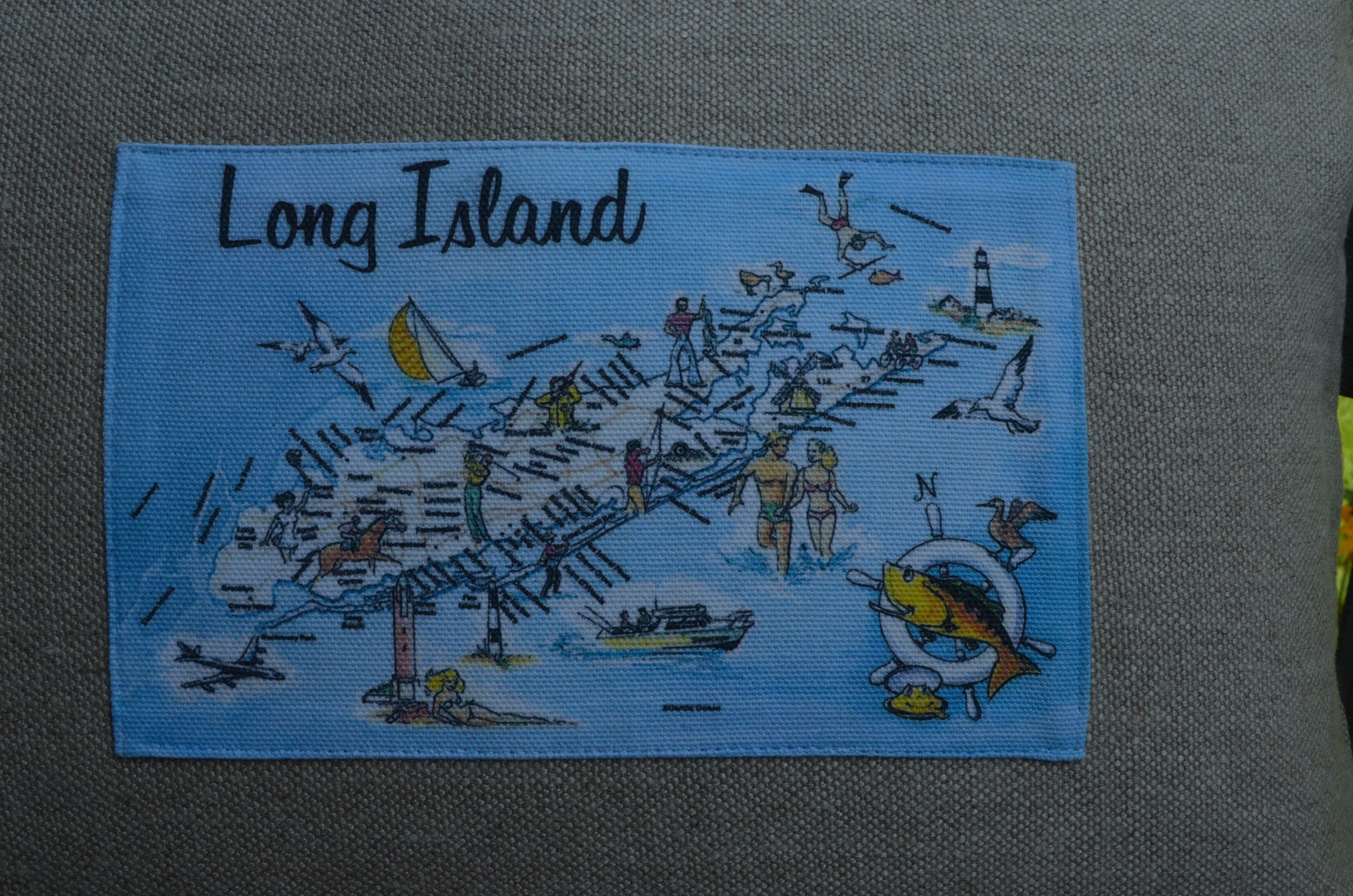 Long Island Postcard Pillow (available in 3 styles and 2 prices)