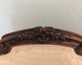 French Dining Side Chair Desk Chair Carved Louis XV Style