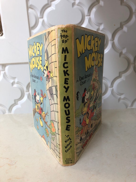 Mickey Mouse in King Arthur's Court Pop-up Book 1933 First Edition