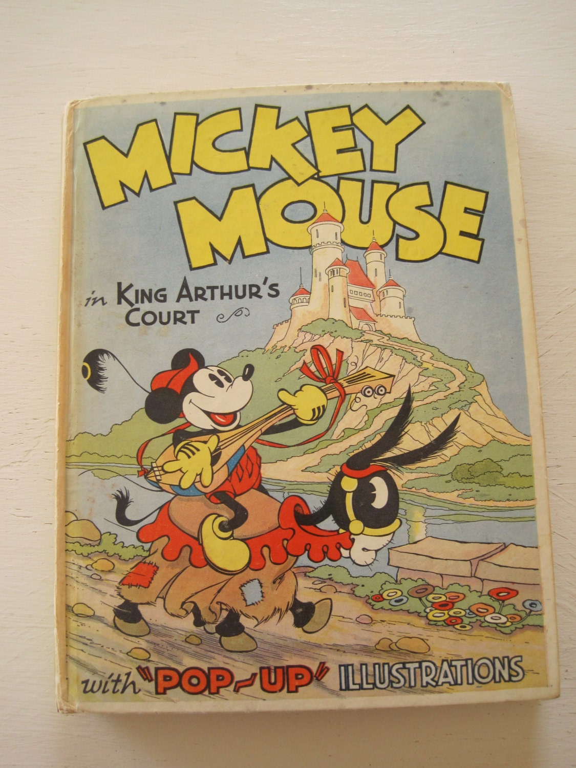 Mickey Mouse in King Arthur's Court Pop-up Book 1933 First