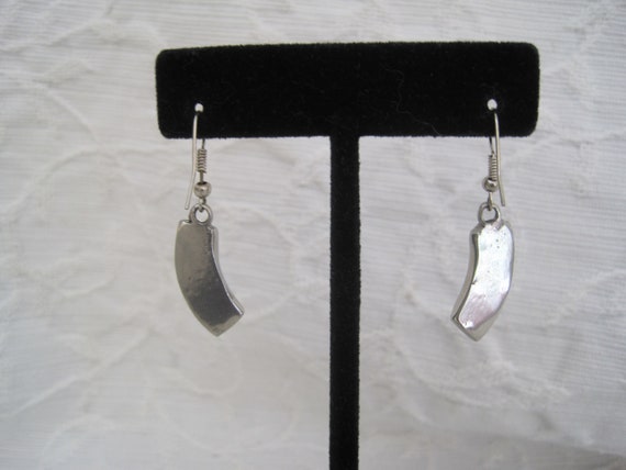 Native American Dangle Earrings Lapis Mother of P… - image 4