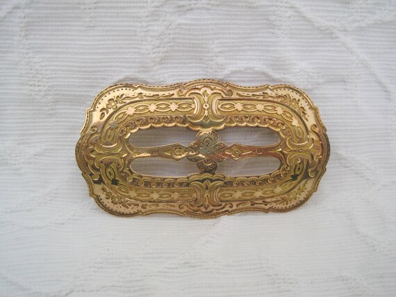 14k gold belt buckle
