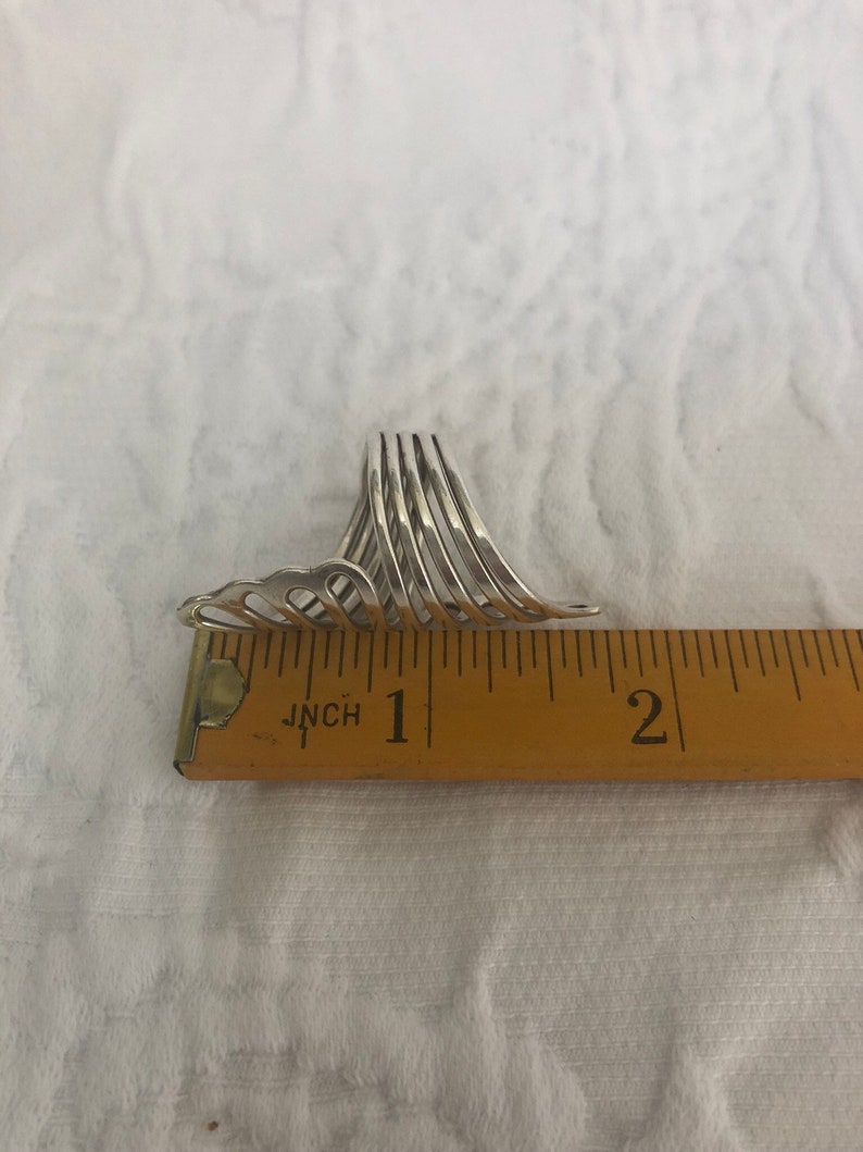 9 FREE SHIPPING Vintage Sterling Silver Wrap Ring Statement Ring Sz