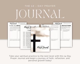 Daily Devotional Journal Printable Bible Study & Reflection Guide ...