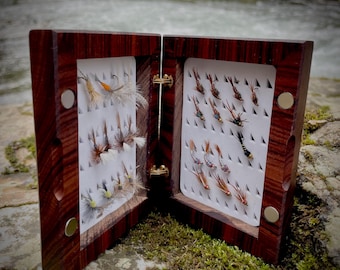 Handmade Wooden Fly Box – Solid Hardwood, Small Batch, Heirloom Quality,  Choose your Wood Species.