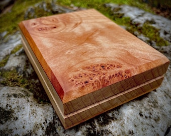 Caja de madera para moscas hecha a mano: madera maciza, lote pequeño, calidad heredada, elija su especie de madera.