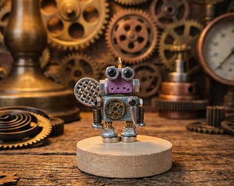 金魚の機械ミュータント3Dロボットクリーチャー動物アート手作り彫刻