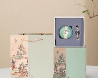 Traditional Chinese Solid Perfume Gift Set: Oriental Scent Beauty Box