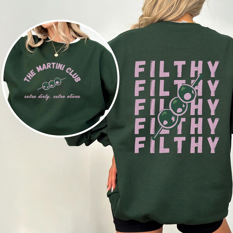 MARTINI KEYWORDS espresso martini sweatshirt
dirty martini sweatshirt
martini bachelorette
old money aesthetic
martinis and bikinis
dirty martini shirt
martini gifts
Martini shirt
Filthy martini sweatshirt
Girls trip shirt 
Girls weekend top