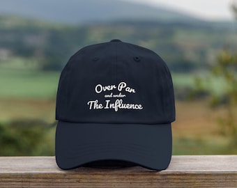 Over Par and Under the Influence Hat | Funny Classic Dad Cap for Women & Men | Perfect Gift for Golf Lovers | Embroidered Golf Hat