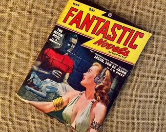 Vintage Fantastic Novels Magazine Fantasy Pulp Science Fiction May 1948