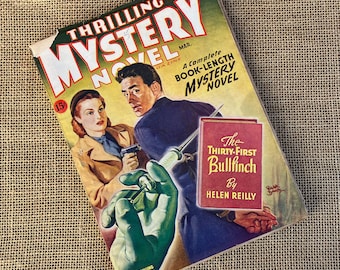 Thrilling Mystery Novel Vintage Pulp Magazine March 1946