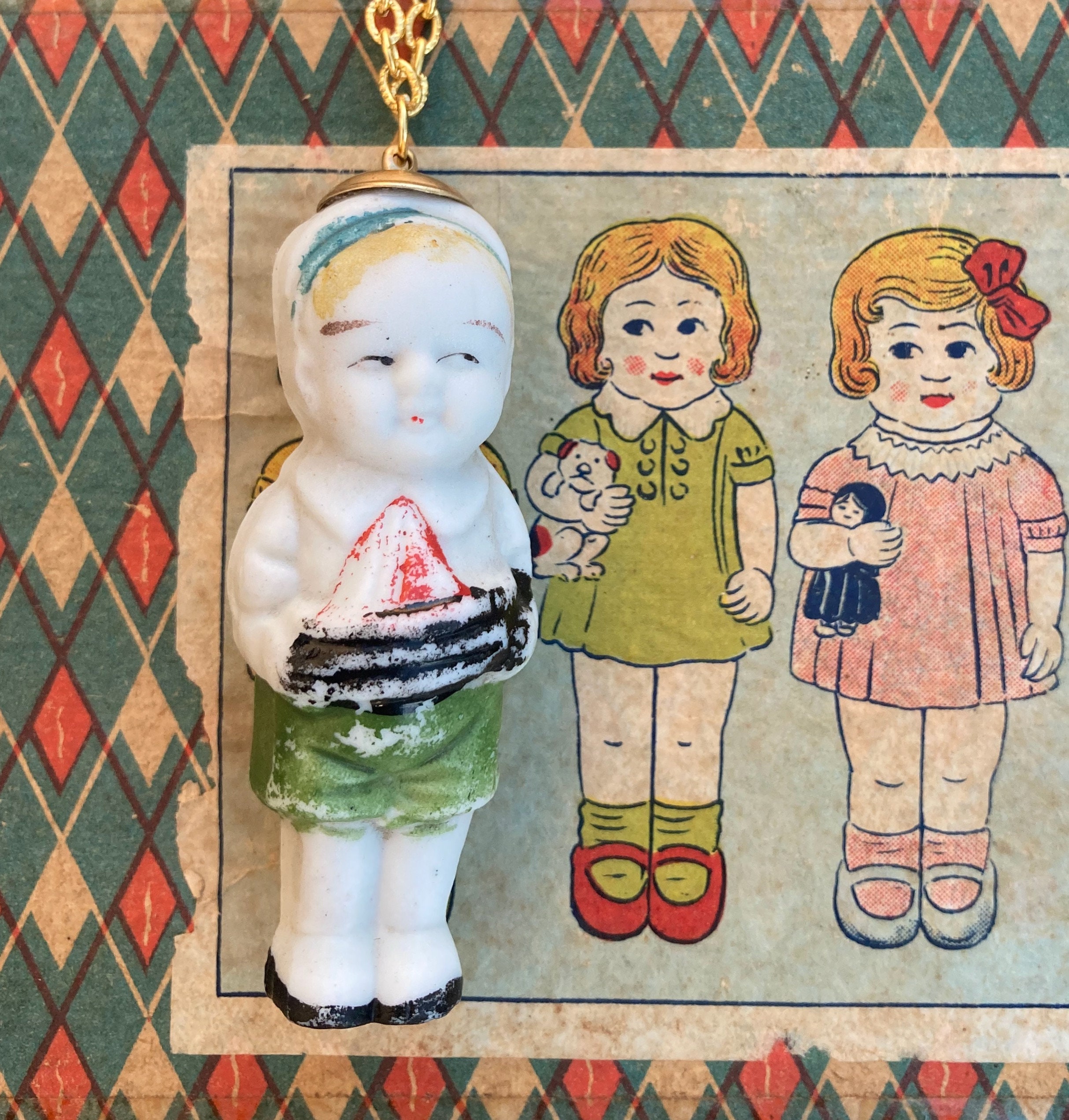 Vintage Bisque Penny Dolls (c.1920s) – Rush Creek Vintage