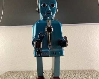 Rare Nomura Wind Up Ratchet Robot 1950's by George G Wagner