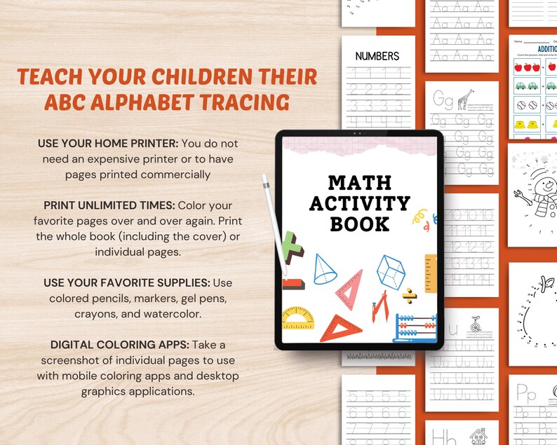 Alphabets Tracing Worksheets Activity for First Grade Tracing and ...