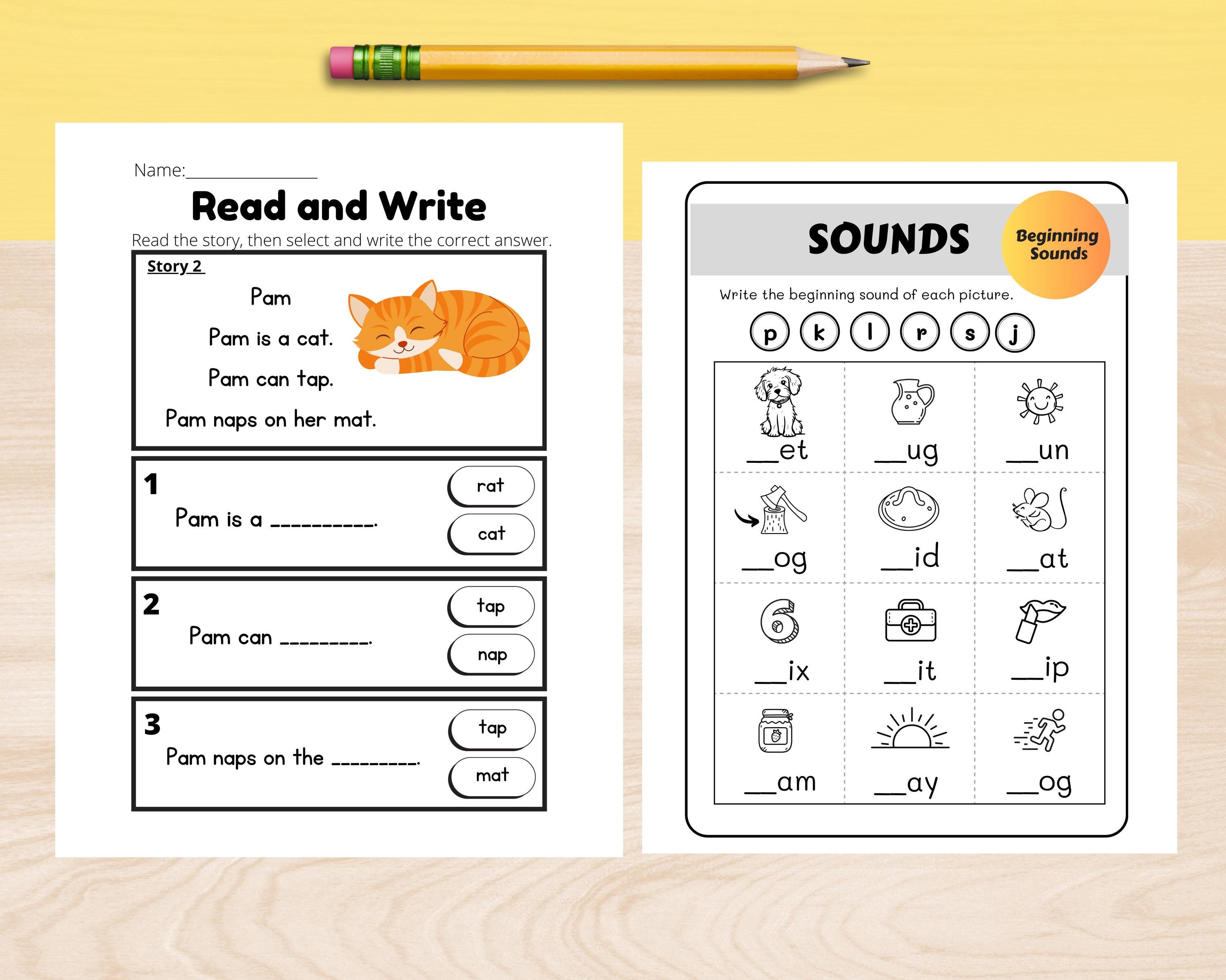 Spelling Words with Picture Clues