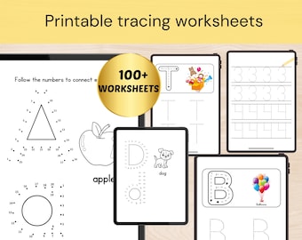 Learning to read Learning to write numbers tracing for preschool Worksheets with  Numbers and Letters for easy tracing Printable worksheet