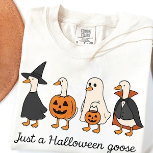 Solo un&#39;oca di Halloween png, Clipart di un&#39;oca sciocca di Halloween, Disegno a sublimazione di un&#39;oca di Halloween, Download digitale divertente per Halloween
