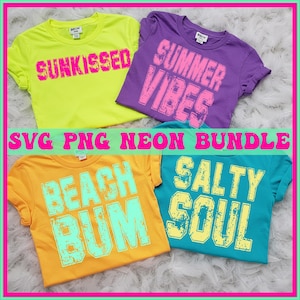 Sunshine Png Beach Life Bundle PNG Summer PNG Neon Trendy Summer Shirt Design Distressed Beach PNG Lake Pool River Png Sun
