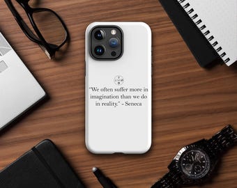 Seneca’s Stoic Wisdom – Dual-Layer iPhone® Tough Case | Stoic Philosophy Protection
